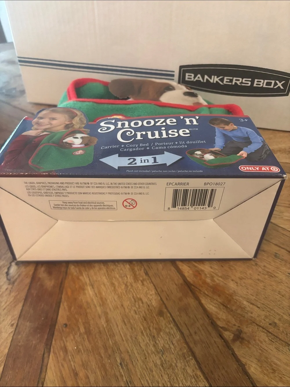 Brand new! Elf Pets Snooze 'n' Cruise Kids Pet Carrier & Cozy Bed